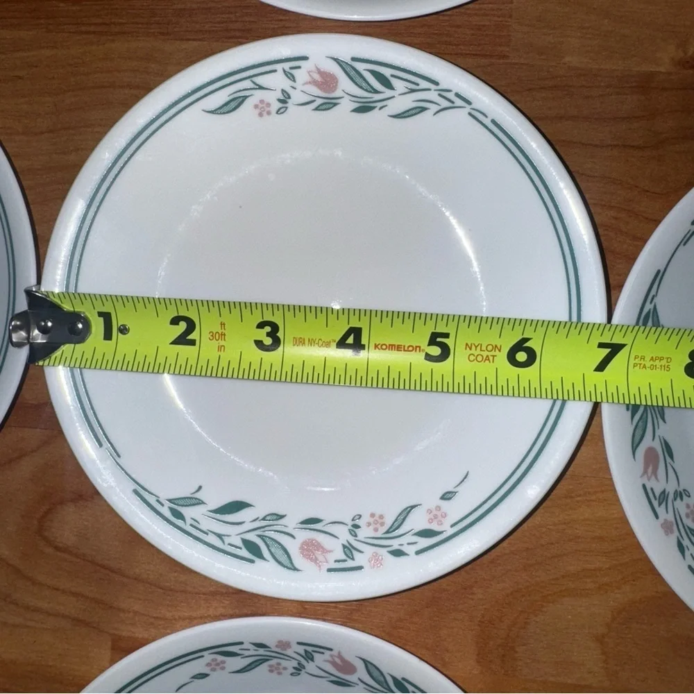 Corelle Set Of 11 ROSEMARIE Bread & Butter Dessert Plates 6 3/4